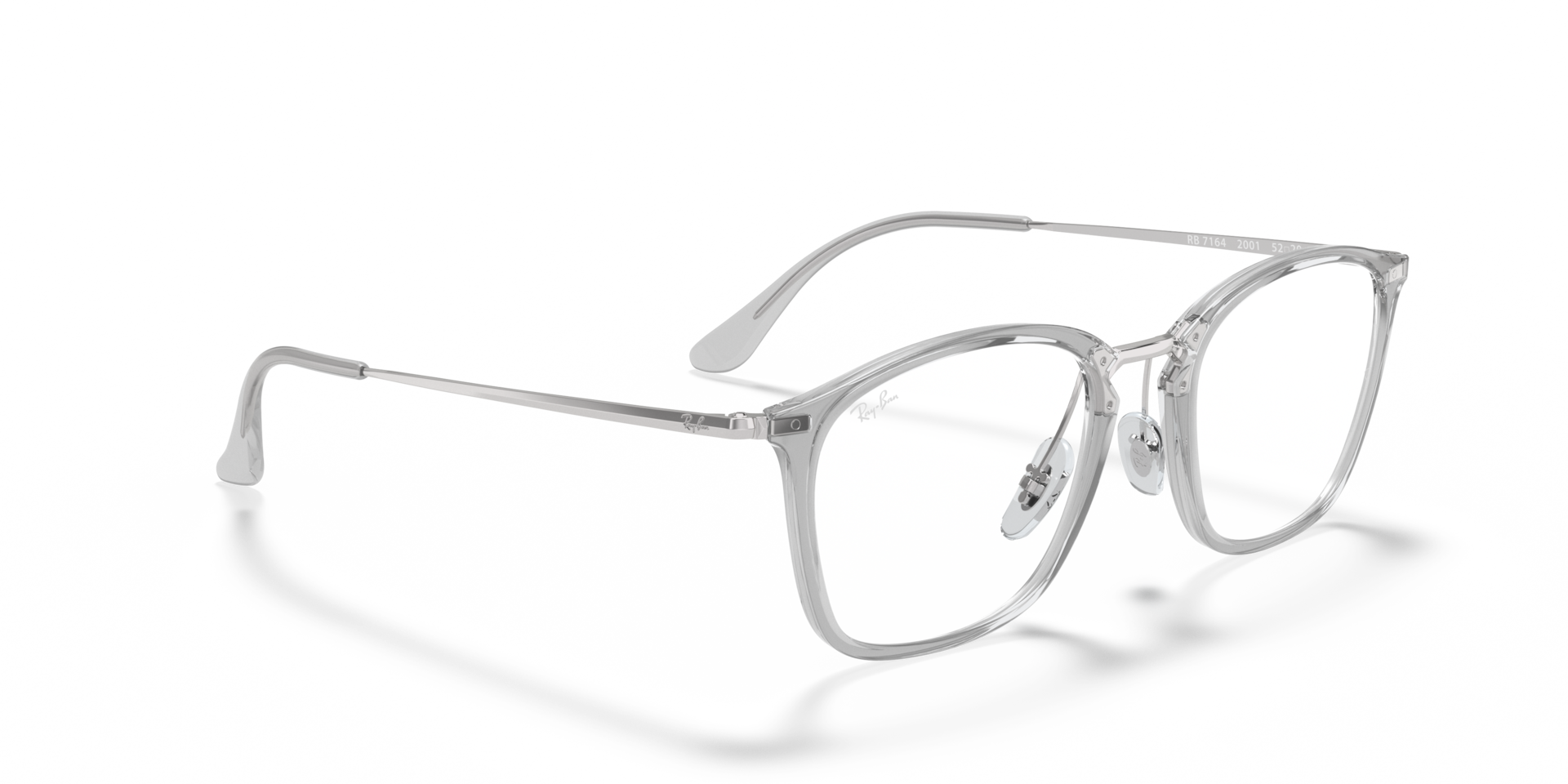 RB7164 OPTICS Polarized Eyeglasses with Transparent and Clear (52