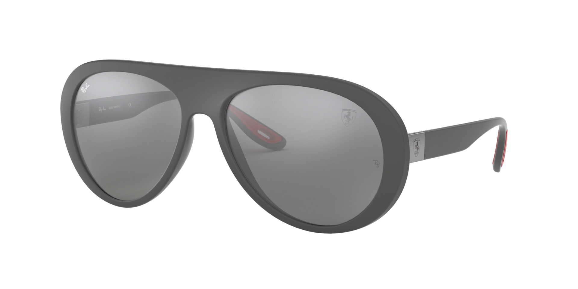 RB4310M SCUDERIA FERRARI COLLECTION — Grey / Grey Mirror Silver