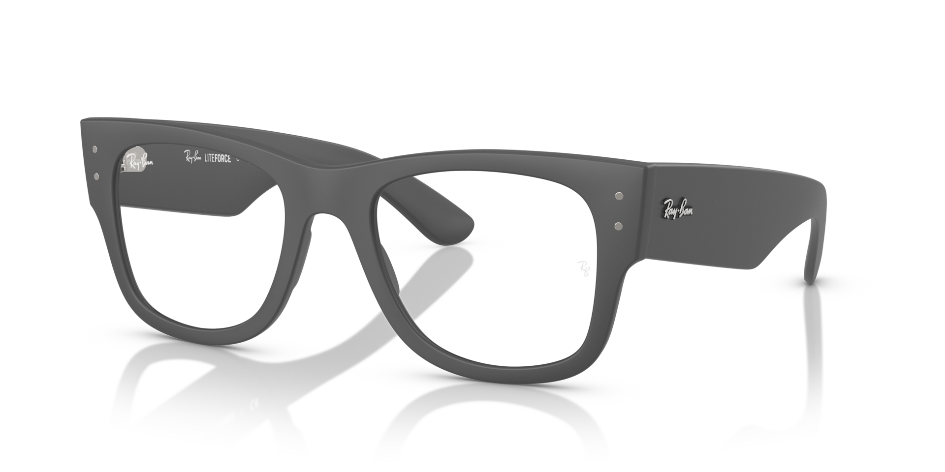 MEGA WAYFARER OPTICS LITEFORCE — Sand Grey / Clear