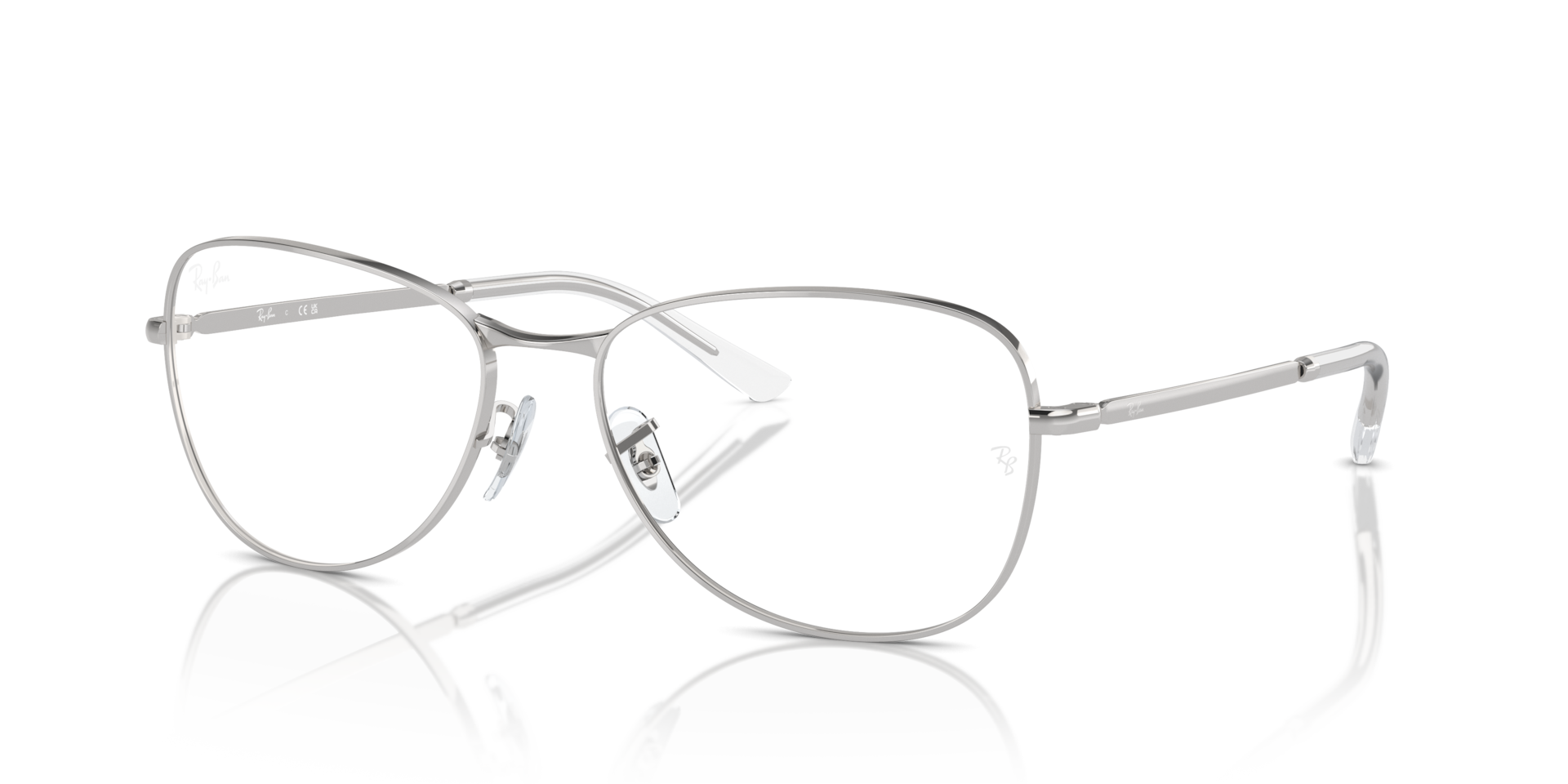 RB3733V OPTICS — Silver / Clear