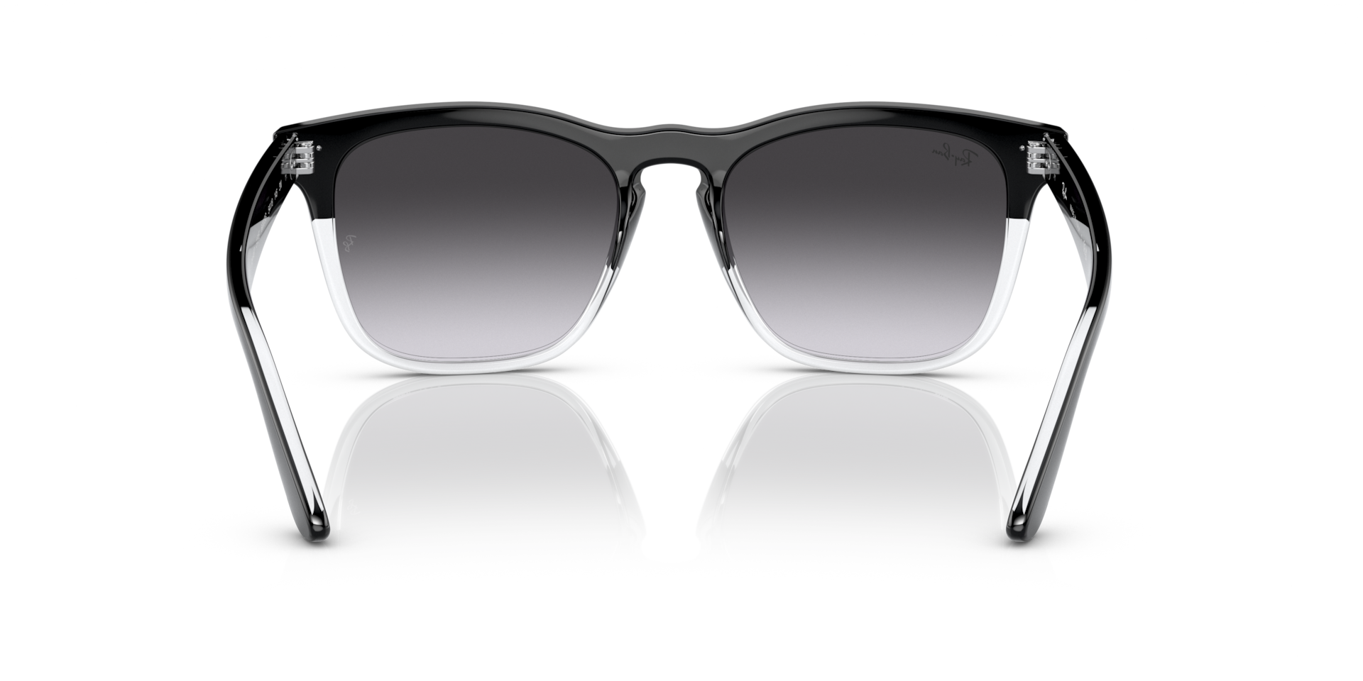 STEVE Sunglasses in Black On Transparent and Grey (54-18) - RB4487