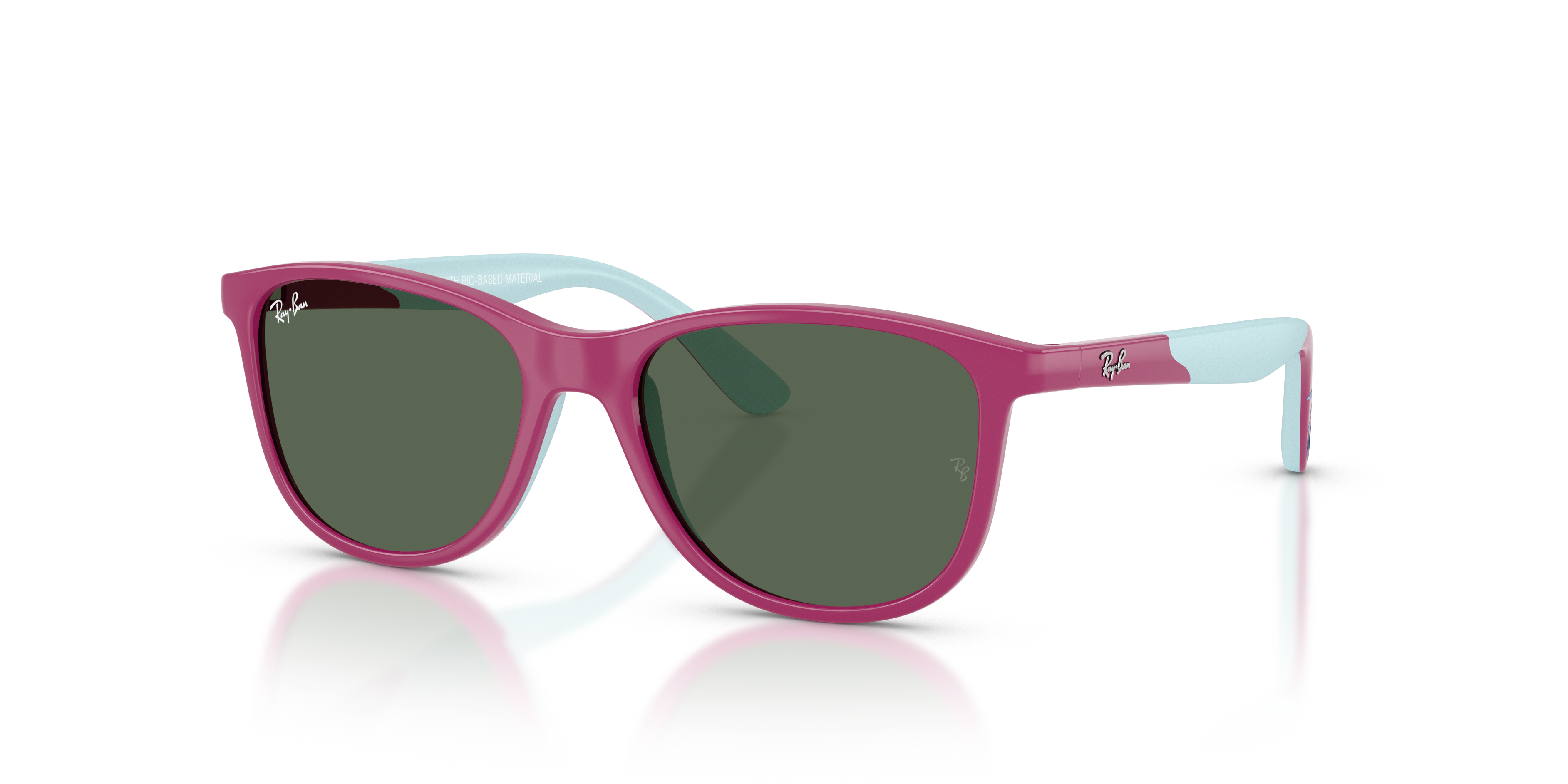 RAY-BAN DISNEY - LILO & STITCH SUN KIDS Sunglasses in Fucsia & Rubber  Azzurre and Dark Green (49-16) - RB9077S | Ray-Ban® IE
