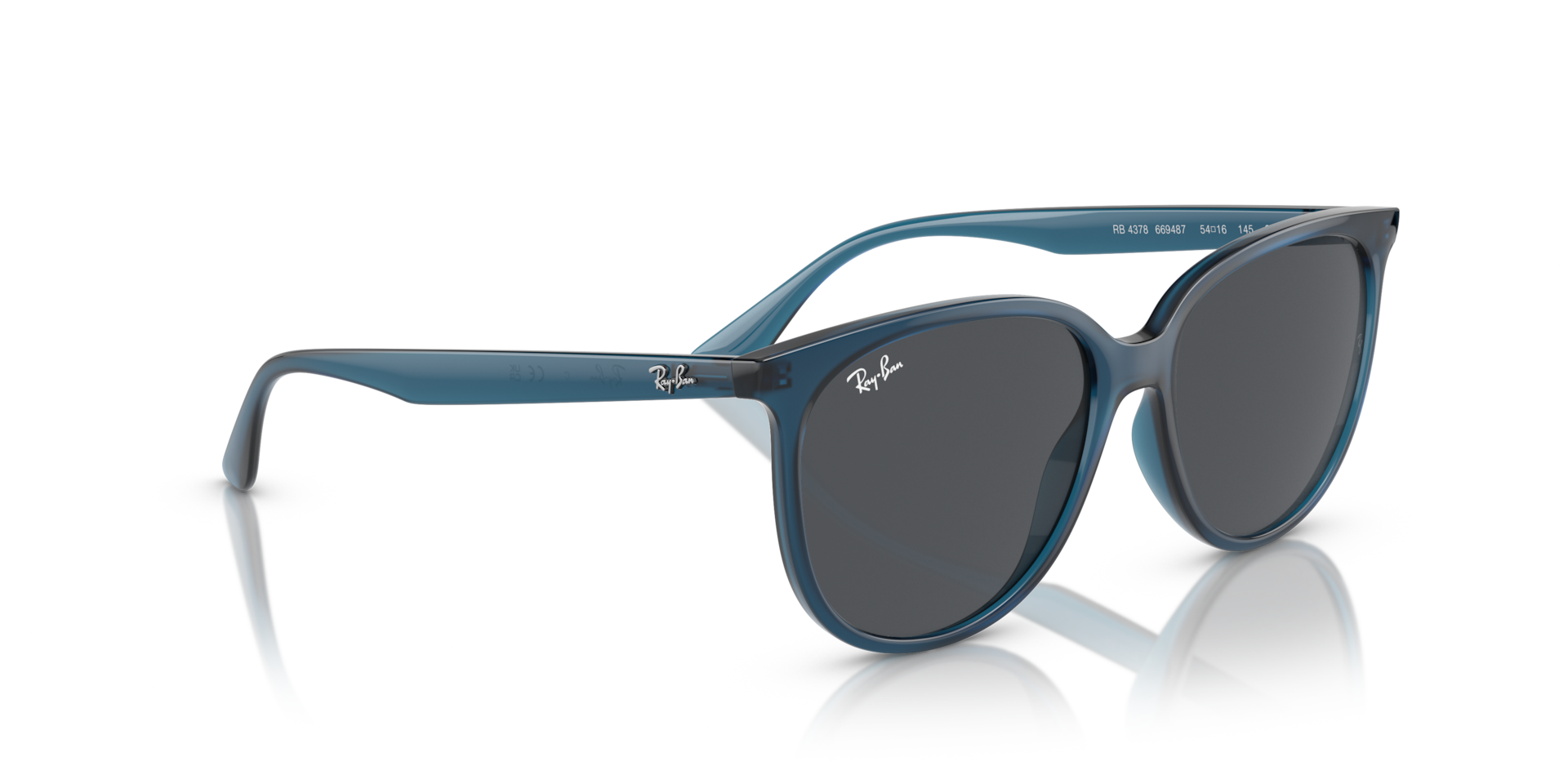 Ray-Ban Sunglasses RB4378 65722V 54-16 Polarized Dark blue Lens Ray-Ban RB4378 – Spectacle Clinic main image 3