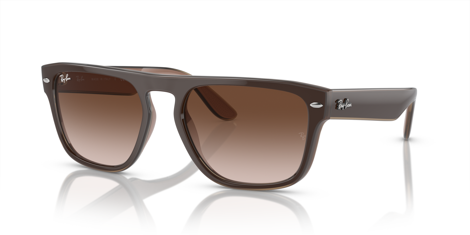RB4407 — Brown Light Brown Transparent Beige / Brown