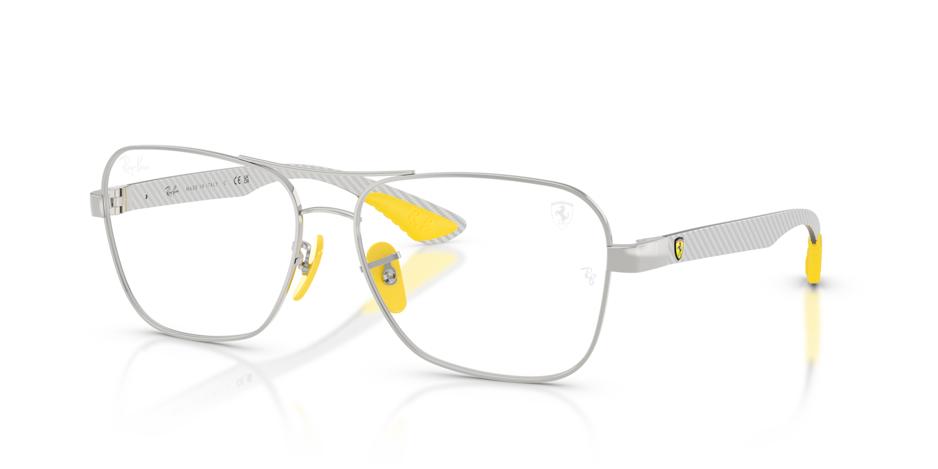 RB8436M OPTICS SCUDERIA FERRARI COLLECTION — Silver / Clear