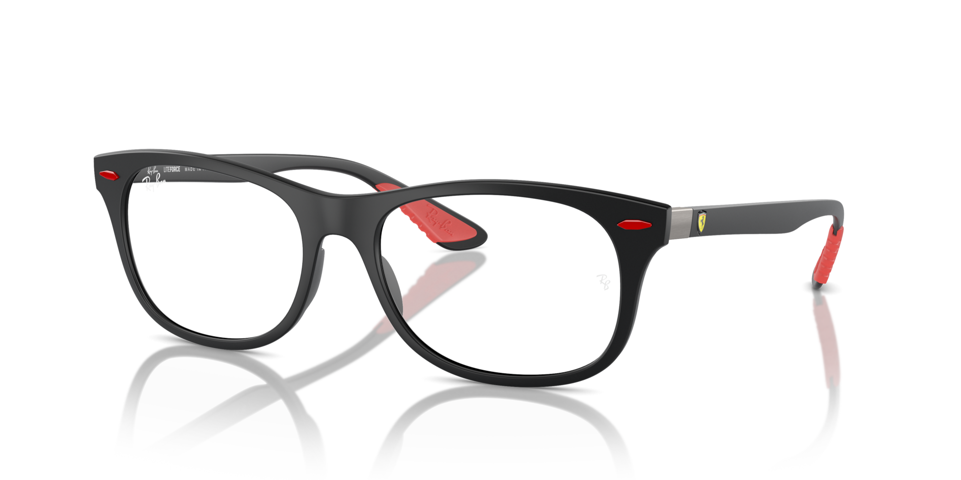 RB7307M OPTICS SCUDERIA FERRARI COLLECTION — Black / Clear
