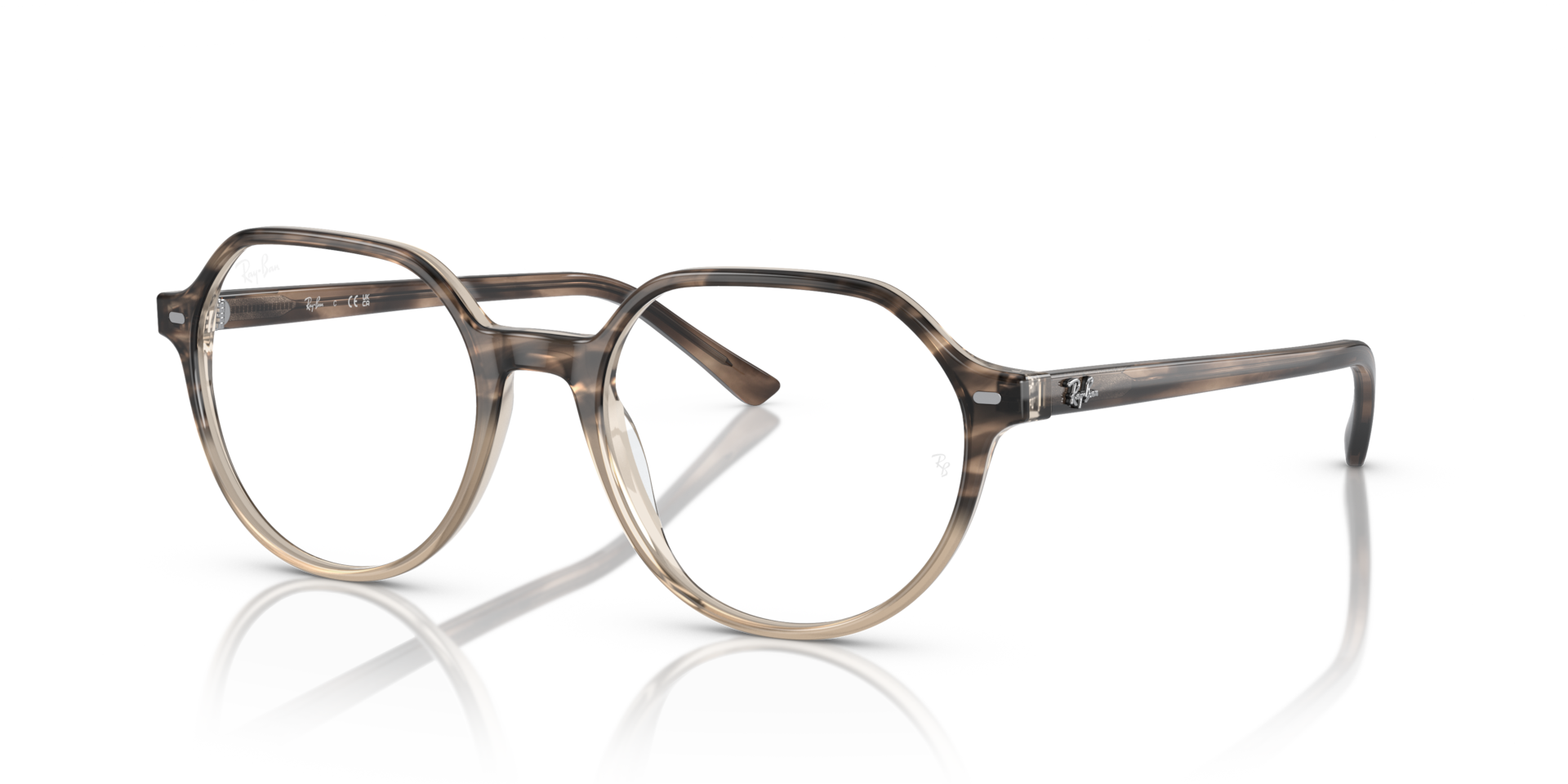 THALIA OPTICS — Gradient Brown Havana / Demo Lens