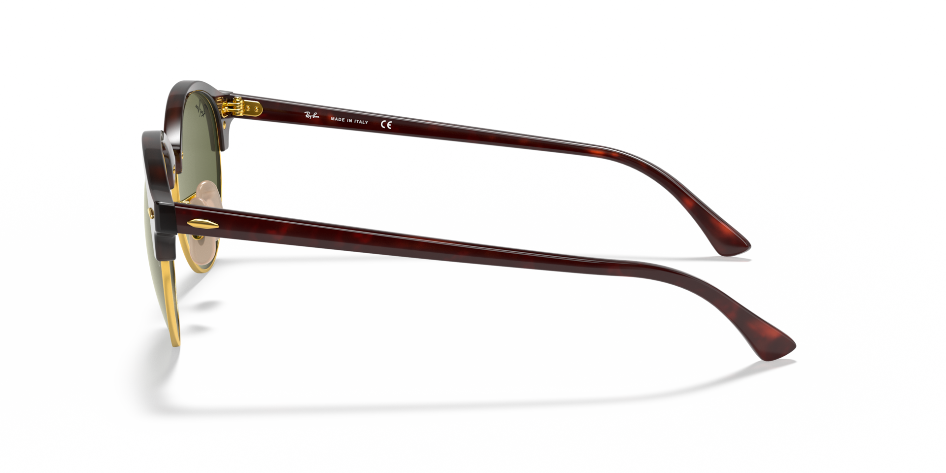 CLUBROUND CLASSIC Sunglasses in Red Havana and G-15 Green (51-19