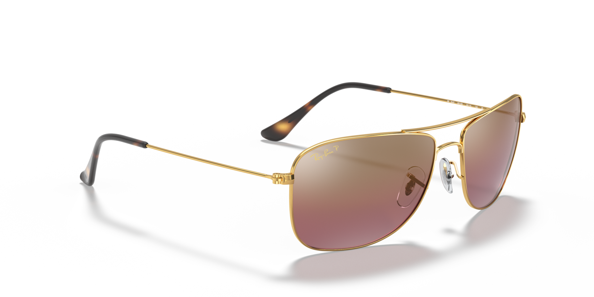 Ray-Ban RB3543 Chromance 偏光サングラス ドライブ RB3543 POLARIZED+ LENSES Polarized Sunglasses in Arista Gold and