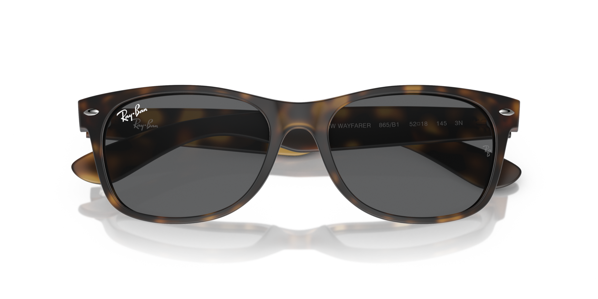 NEW WAYFARER CLASSIC Sunglasses in Havana and Dark Grey (52-18