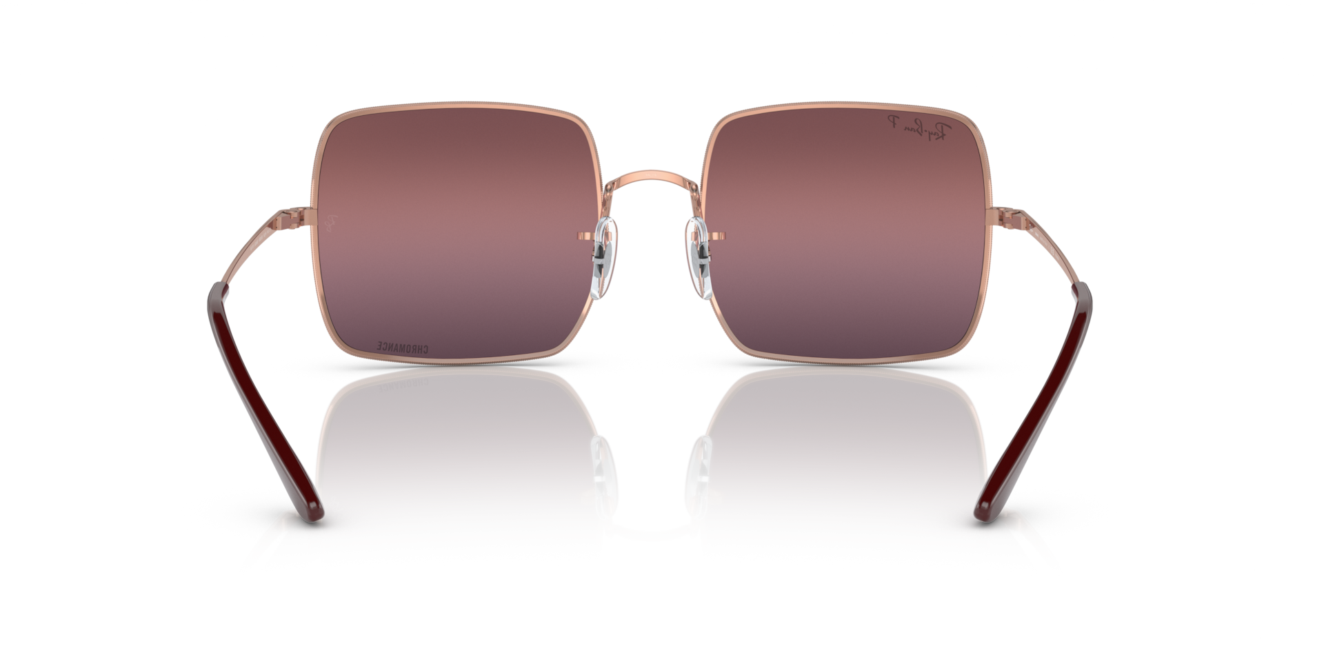 SQUARE 1971 POLARIZED+ LENSES Polarized Sunglasses in Rose  display picture 3