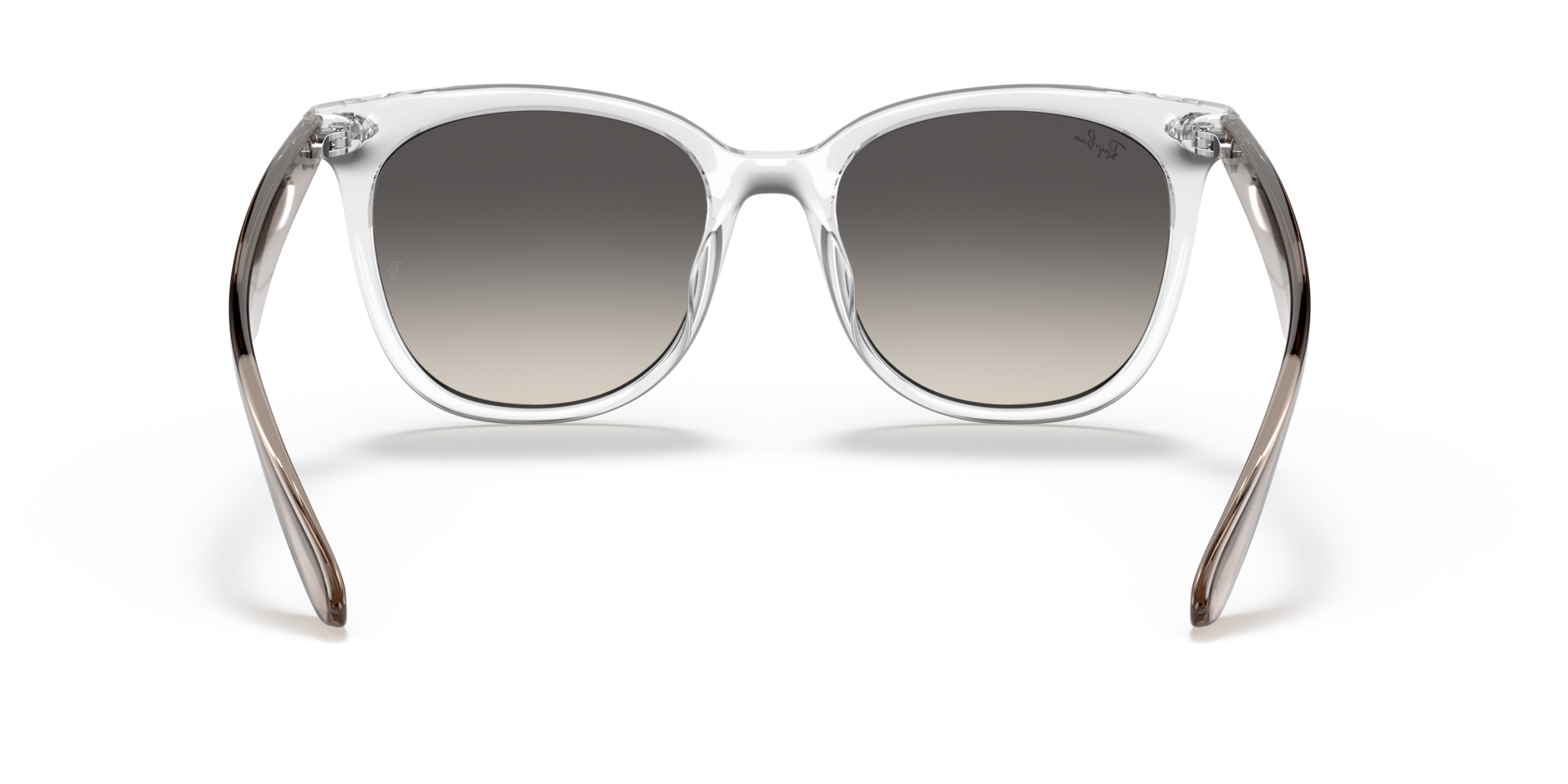 Ray-Ban サングラス クリアフレーム RB 4379D RB4379D Sunglasses in Transparent and Grey Gradient (55-19