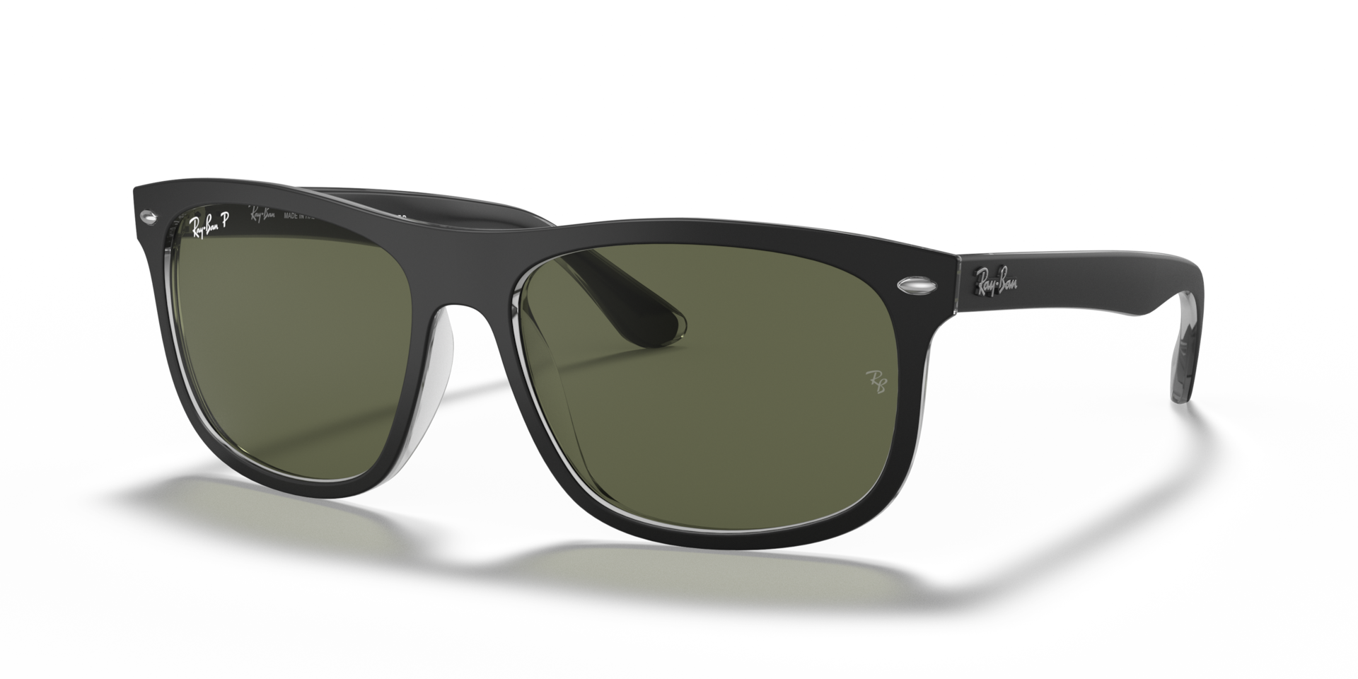 RB4226 — Black On Transparent / G-15 Green Polarized