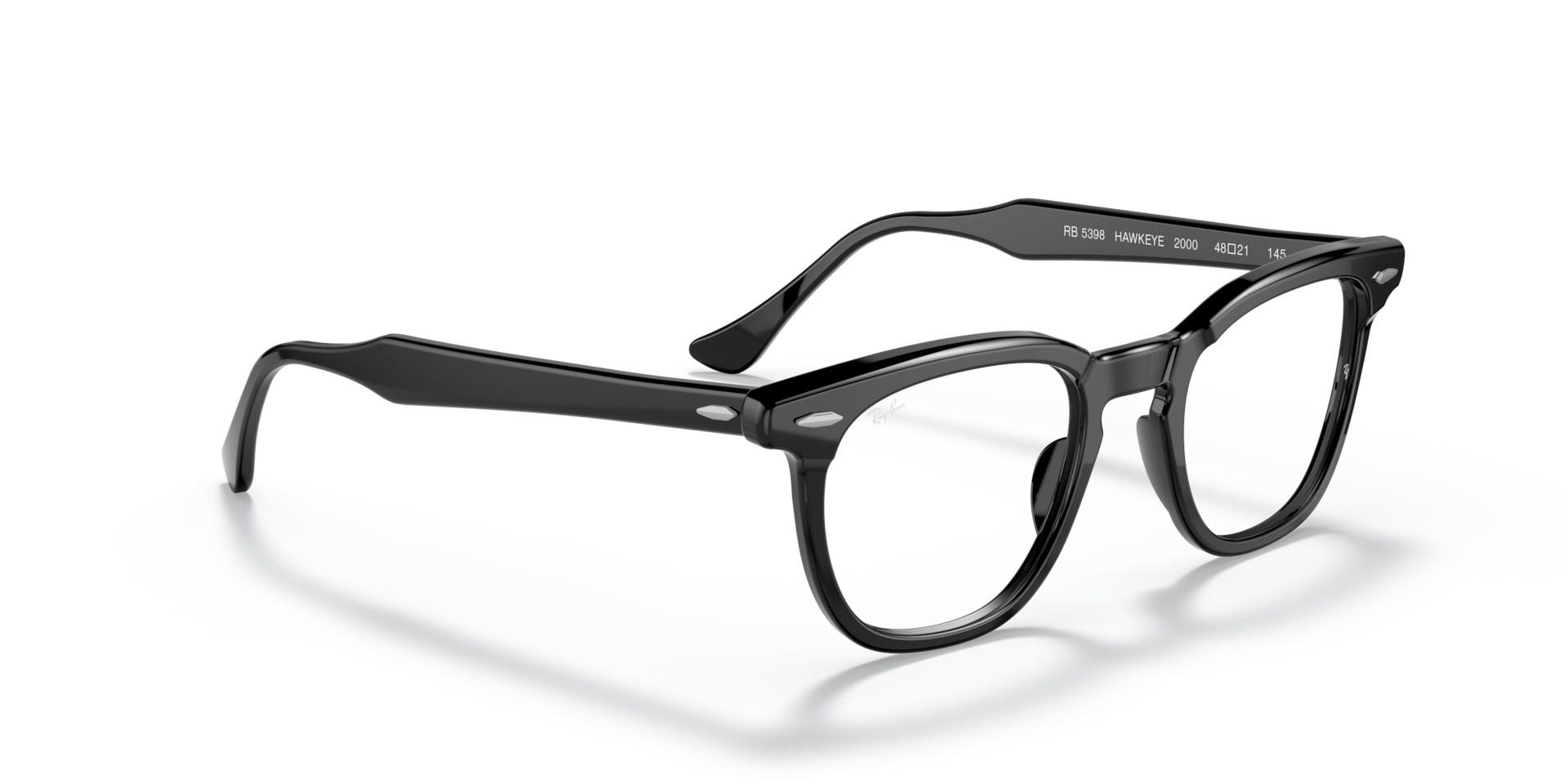 HAWKEYE OPTICS Polarized Eyeglasses with Black and Clear (48-21