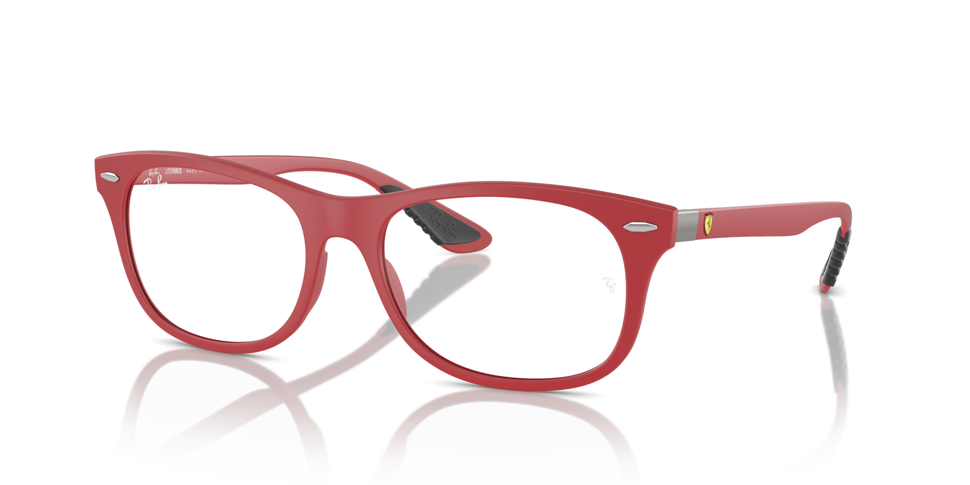 RB7307M OPTICS SCUDERIA FERRARI COLLECTION — Red / Clear