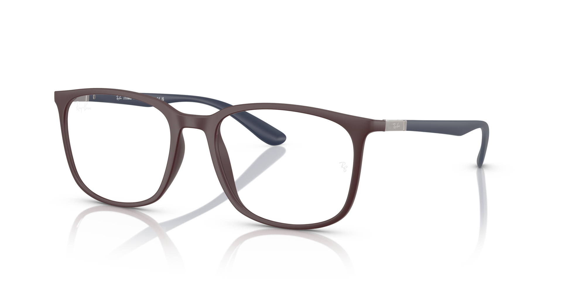 RB7199 OPTICS LITEFORCE — Matte Dark Violet / Clear