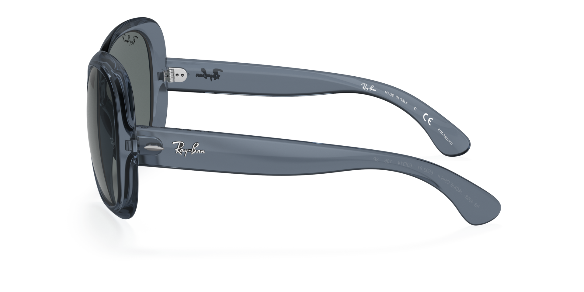 JACKIE OHH II TRANSPARENT Sunglasses in Transparent Blue and Dark