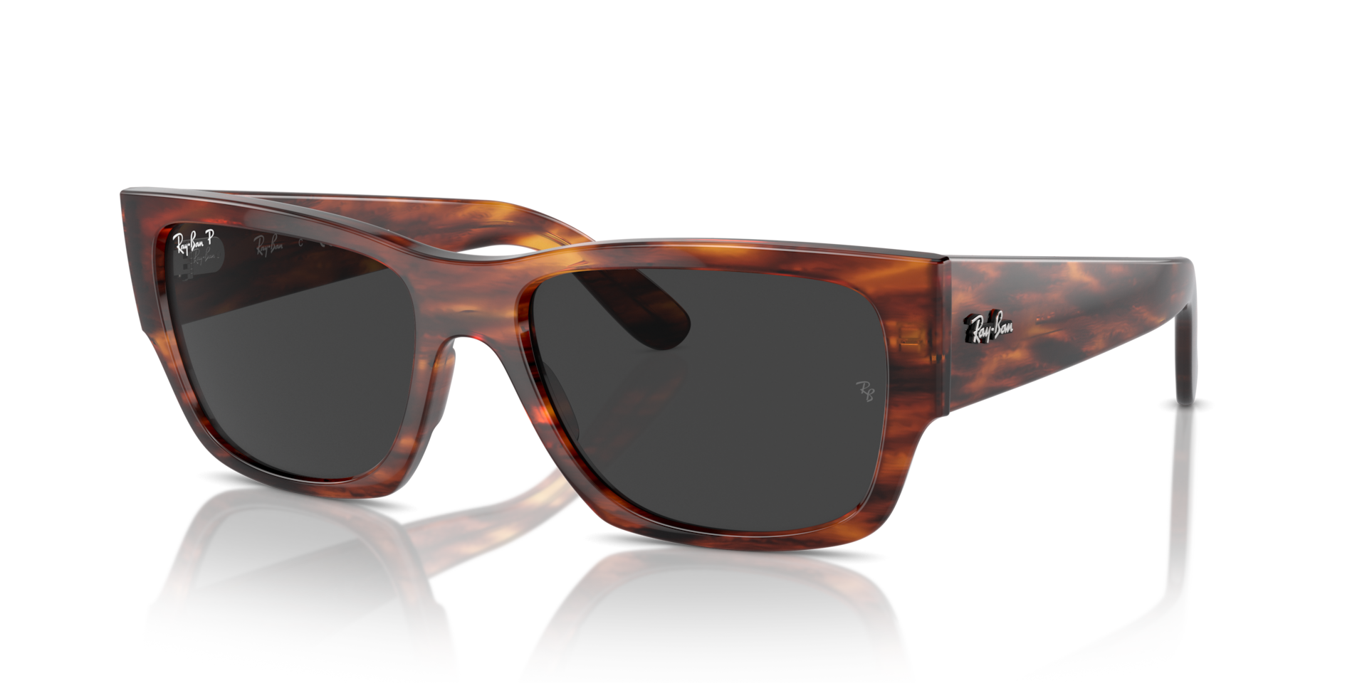 CARLOS — Striped Havana / Black Polarized