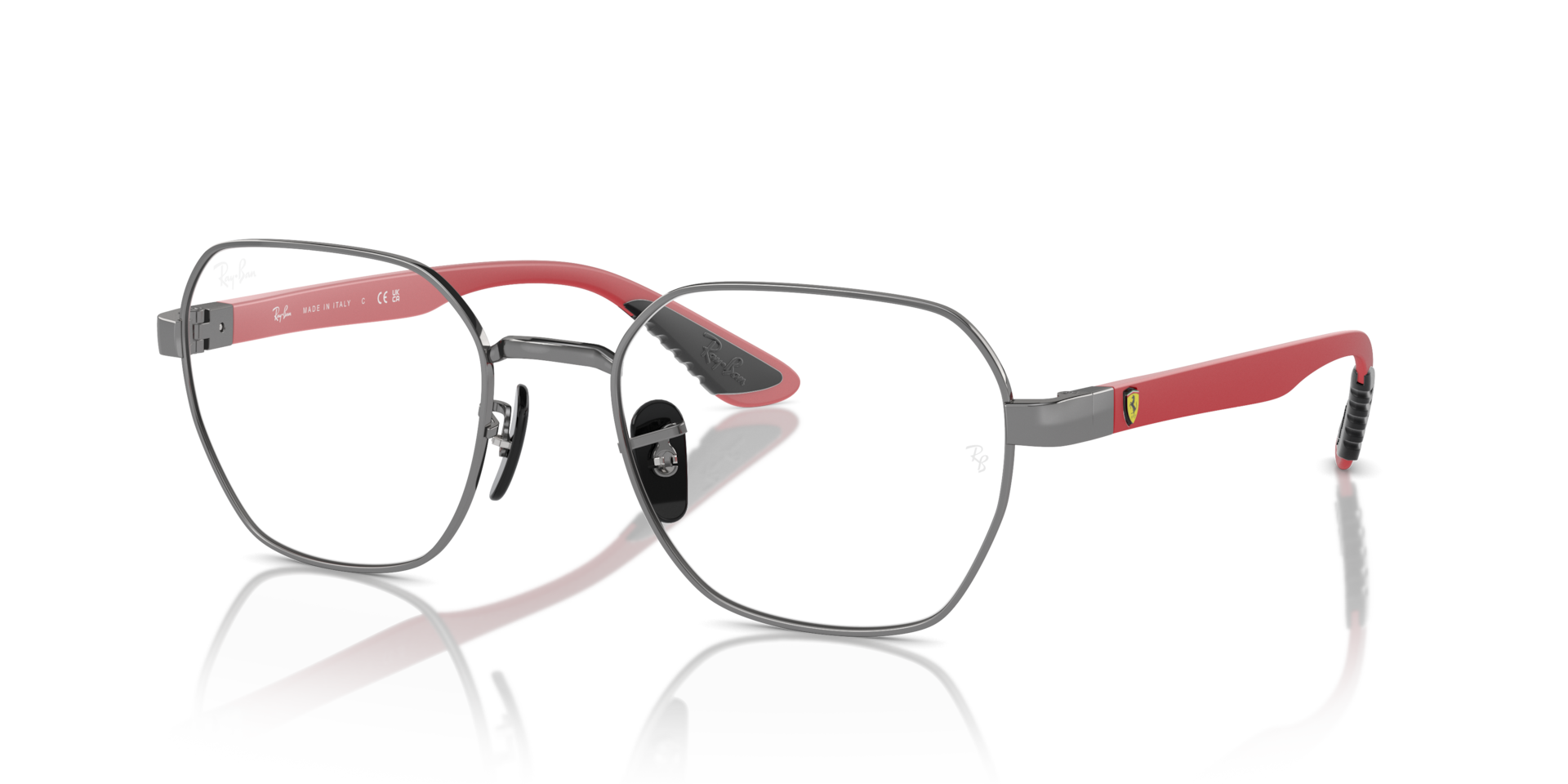 RB6594M OPTICS SCUDERIA FERRARI COLLECTION — Gunmetal / Clear