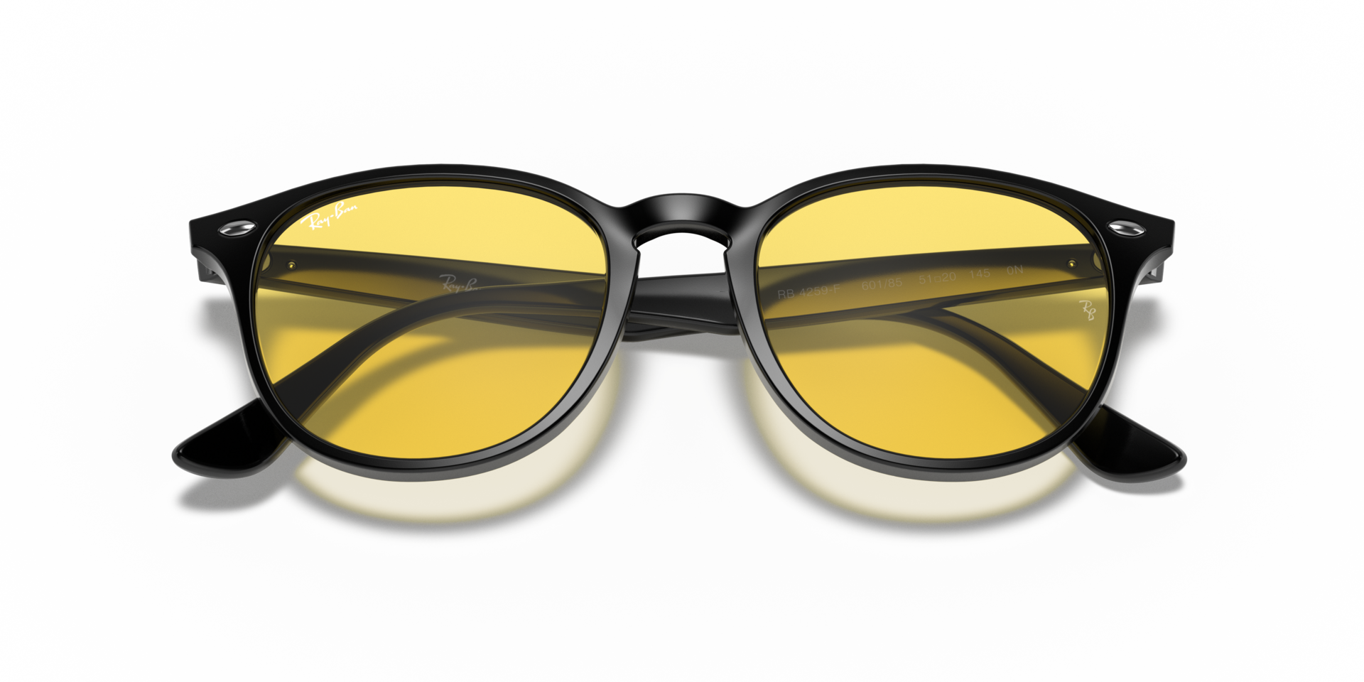 RB4259 Sunglasses in Black and Yellow Classic (53-20) - RB4259F