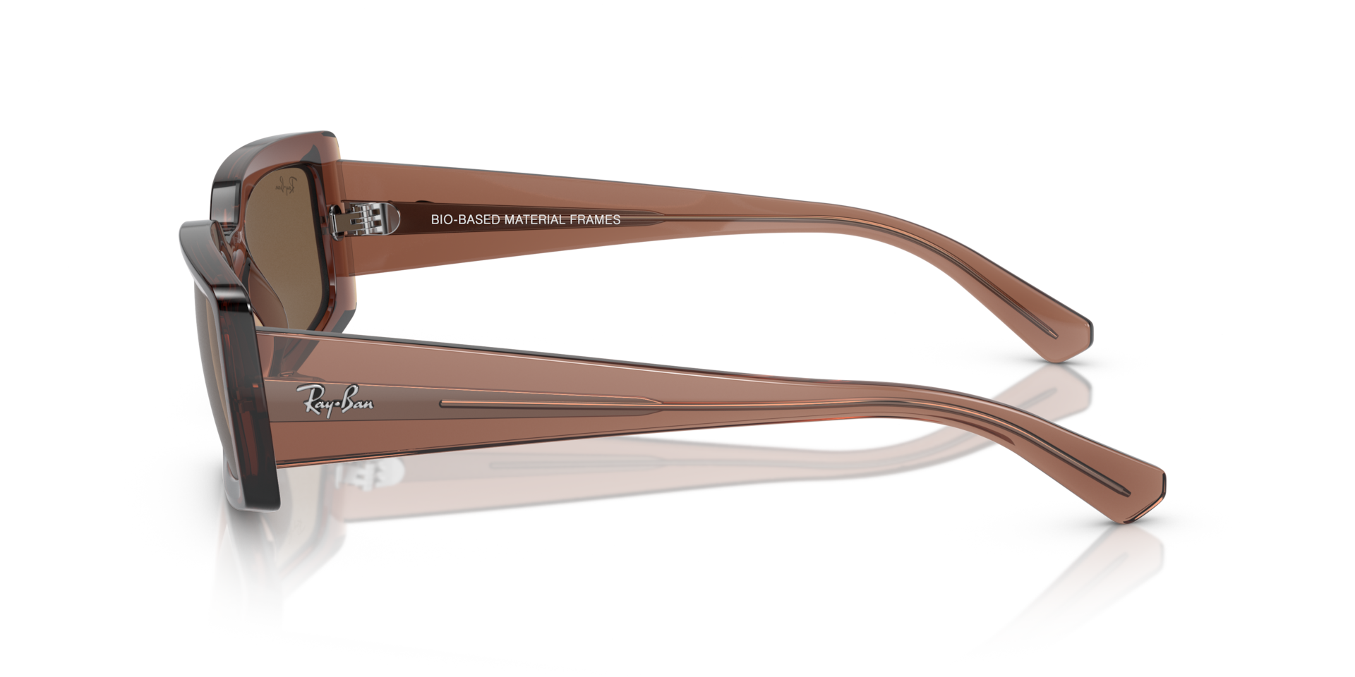 KILIANE BIO-BASED Sunglasses in Transparent Brown and Dark Brown