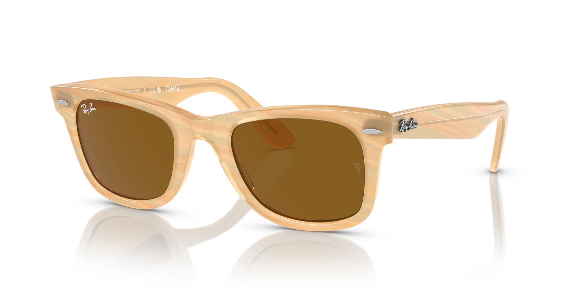 ORIGINAL WAYFARER CHANGE — Photo Striped Brown / Brown