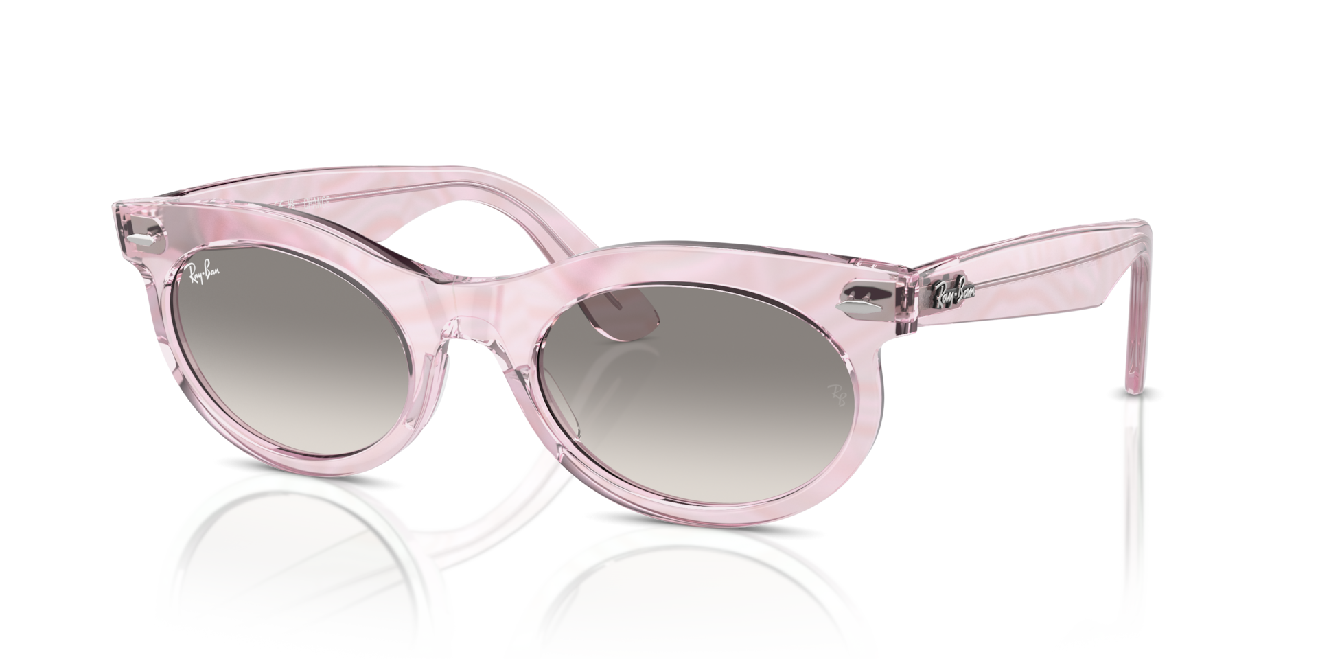 WAYFARER OVAL CHANGE — Photo Waves Purple / Clear Grey