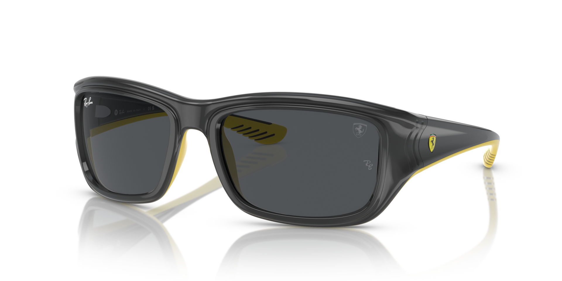 RB4405M SCUDERIA FERRARI COLLECTION: Grey On Yellow / Dark Grey