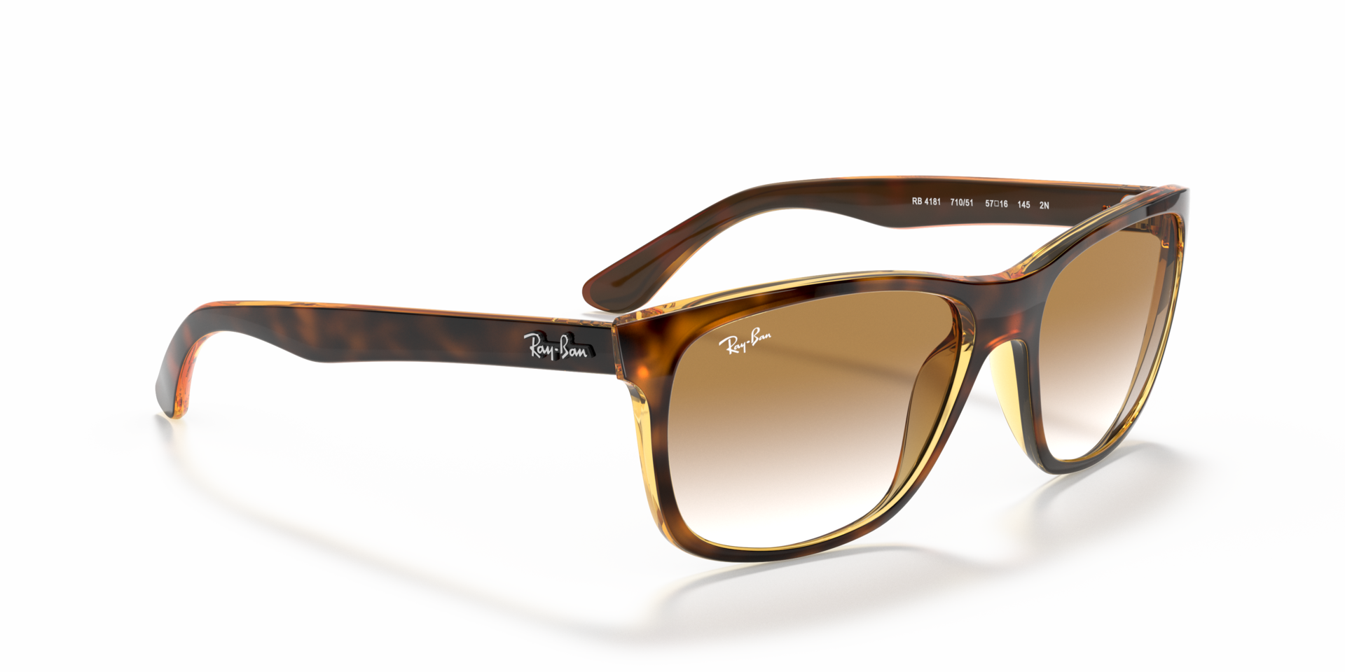 RB4181 Sunglasses in Light Havana and Brown (57-16) - RB4181 | Ray