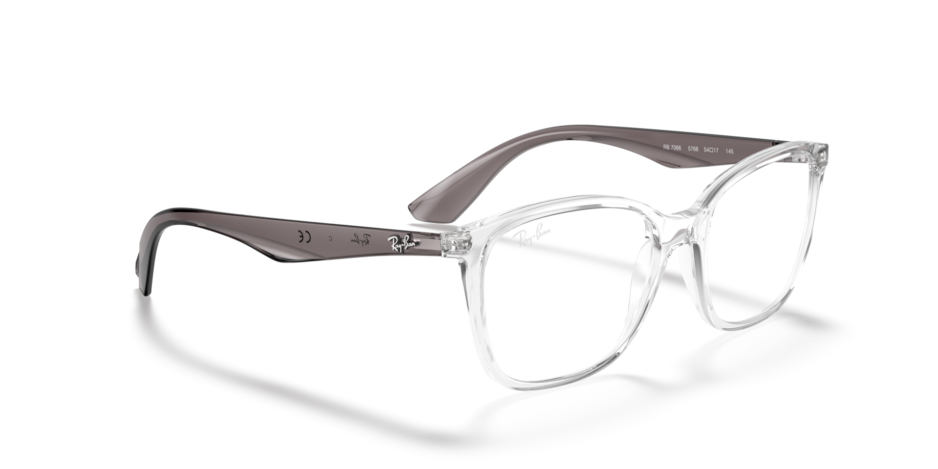 RB7066 OPTICS Polarized Eyeglasses with Transparent and Clear (54