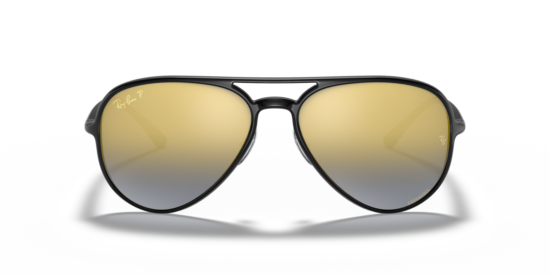 RB4320 POLARIZED+ LENSES Polarized Sunglasses in Black and Blue