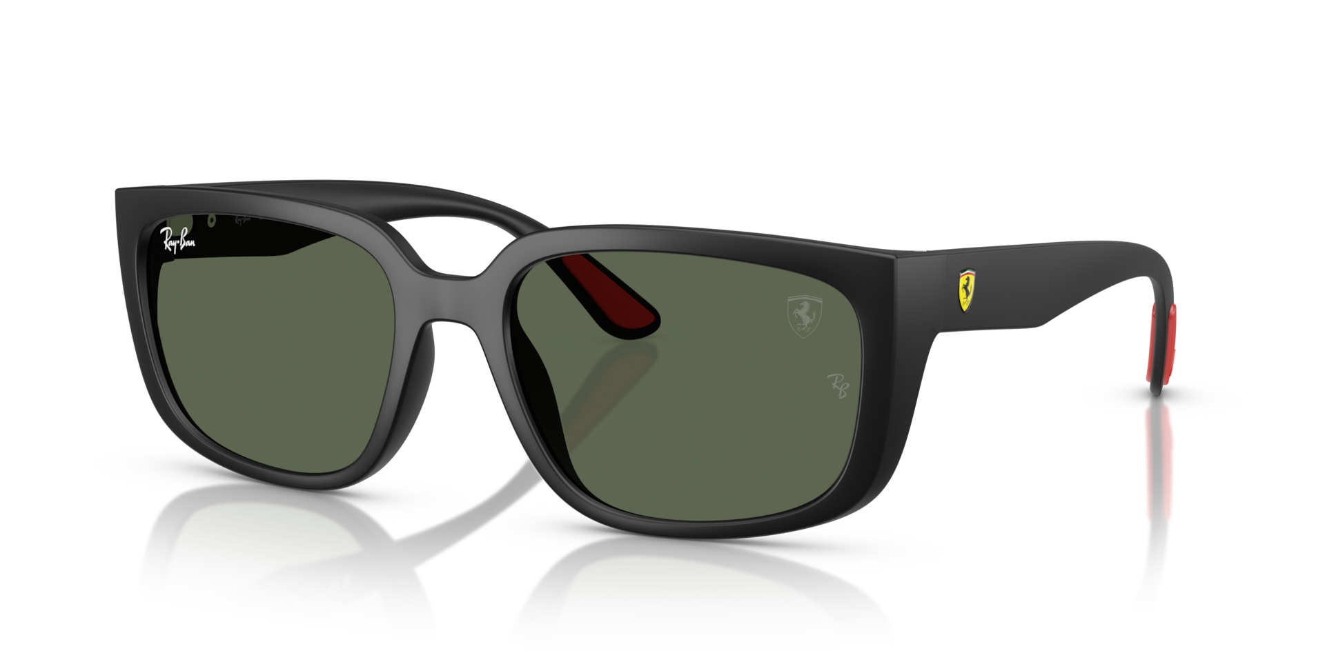 RB4443M SCUDERIA FERRARI COLLECTION — Black / Dark Green