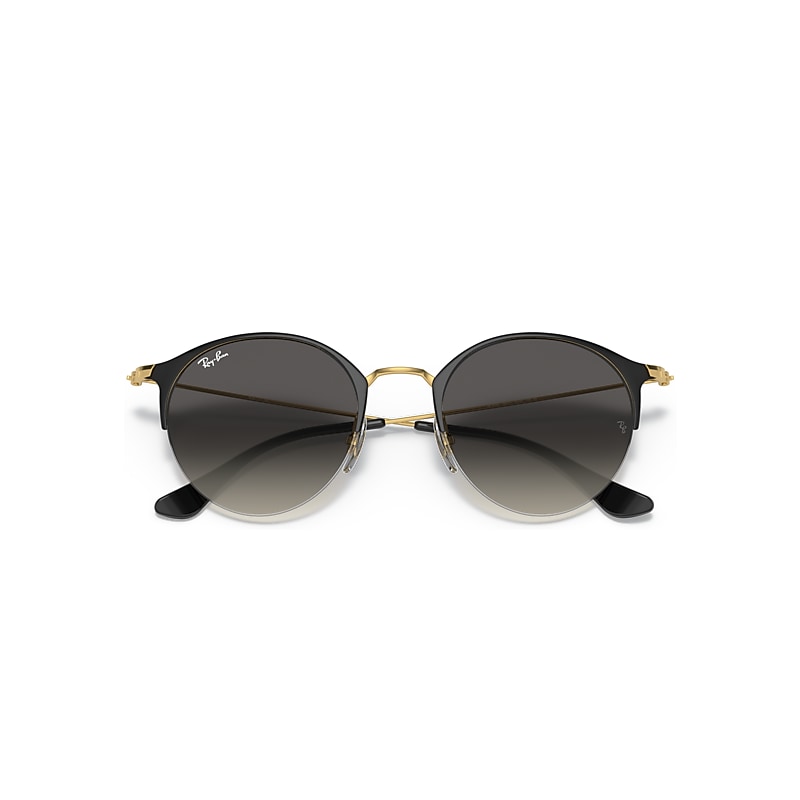 レイバン サングラス Ray-Ban RB3578 眼鏡 RB3578 Sunglasses in Black On Gold and Grey Gradient (50-22