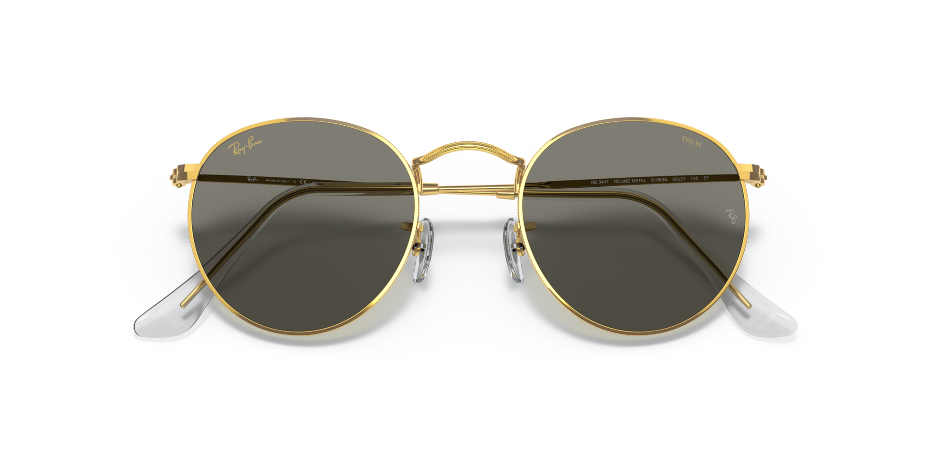 ROUND BLUE-VIOLET LIGHT CLEAR EVOLVE Everglasses Gold and Clear