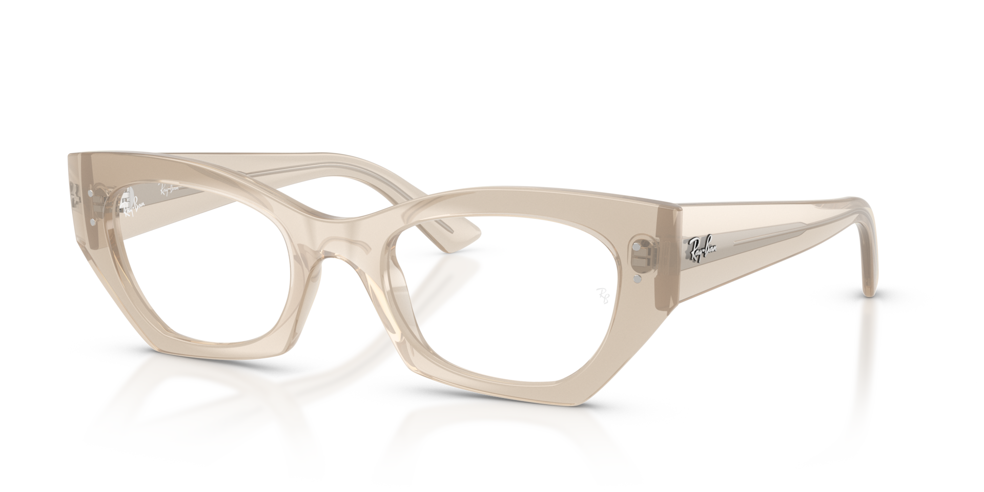 ZENA OPTICS BIO-BASED — Shiny Cloudy Warm White / Clear