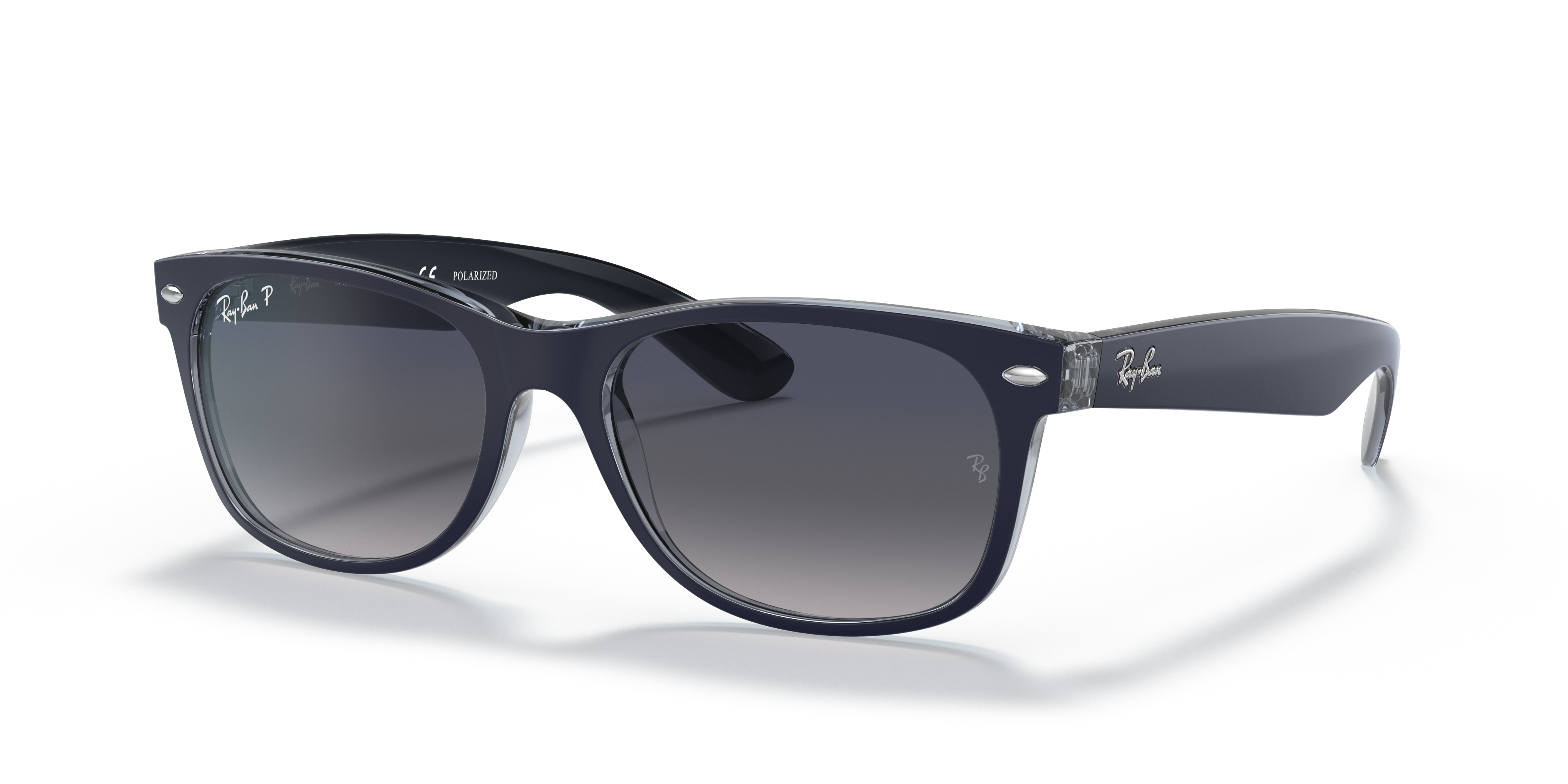 NEW WAYFARER CLASSIC Polarizada Óculos de Sol em Azul e Azul