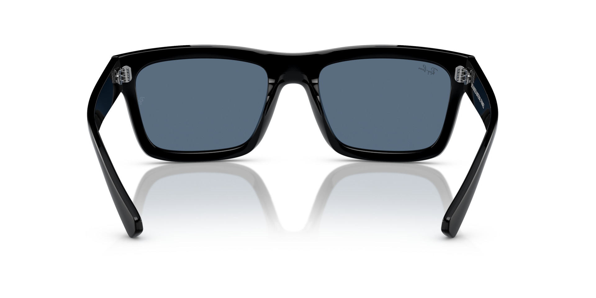 WARREN BIO-BASED Sunglasses in Black and Dark Blue (57-20