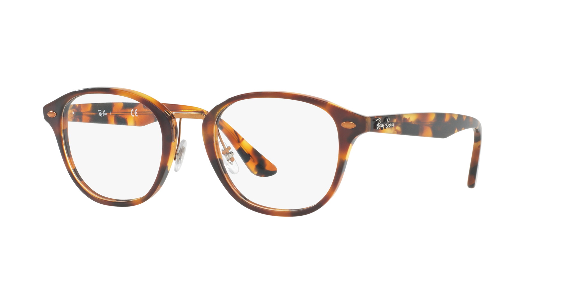 RB5355 OPTICS Polarized Eyeglasses with Tortoise and Clear (50-21