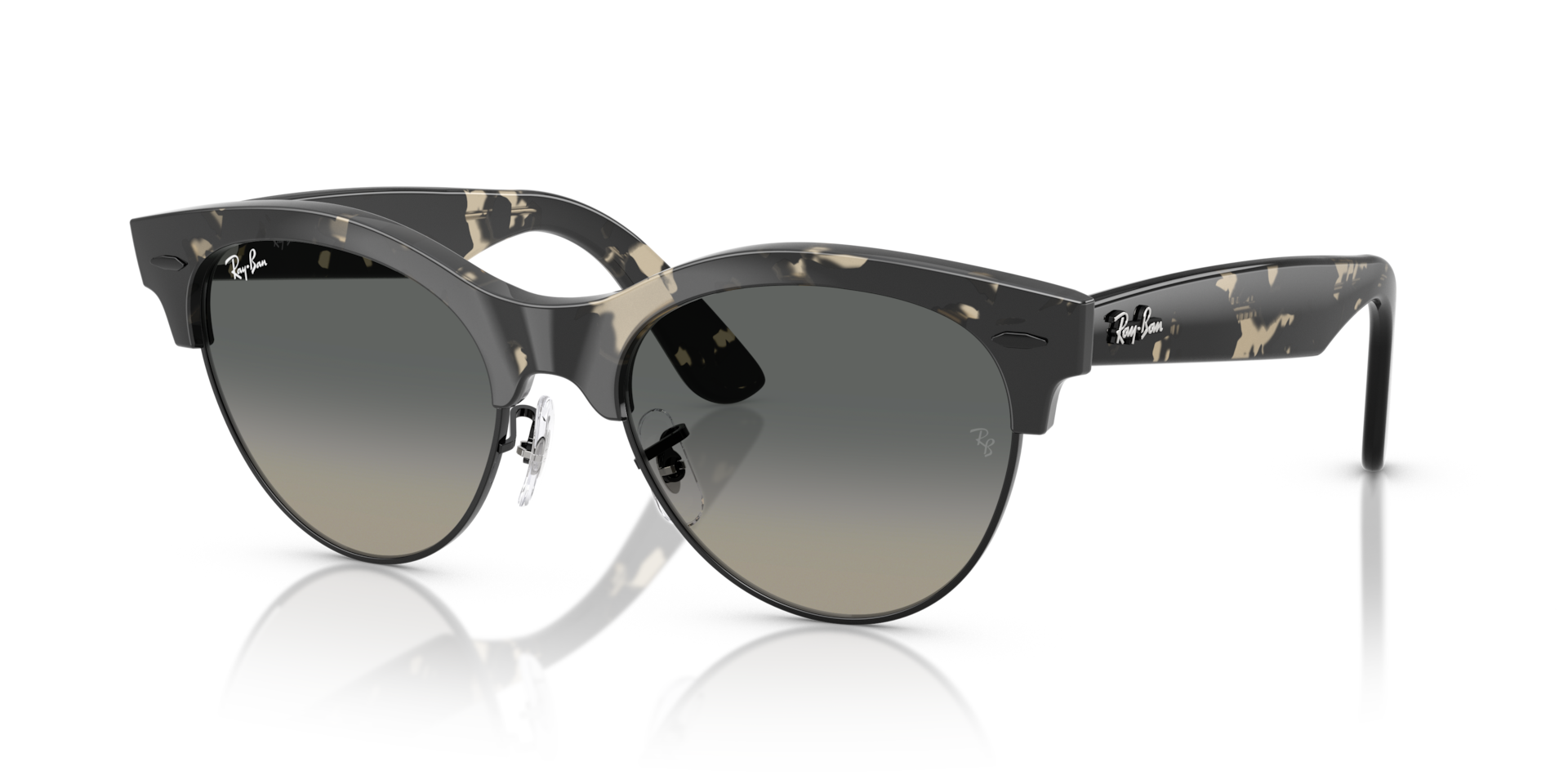 CLUBMASTER WAY — Grey Havana On Black / Grey Gradient