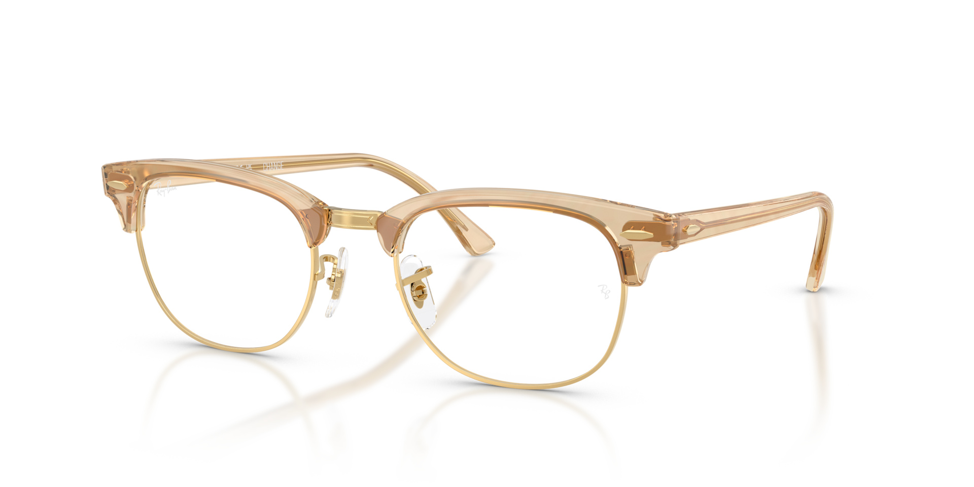 CLUBMASTER OPTICS CHANGE — Photo Waves Brown / Clear