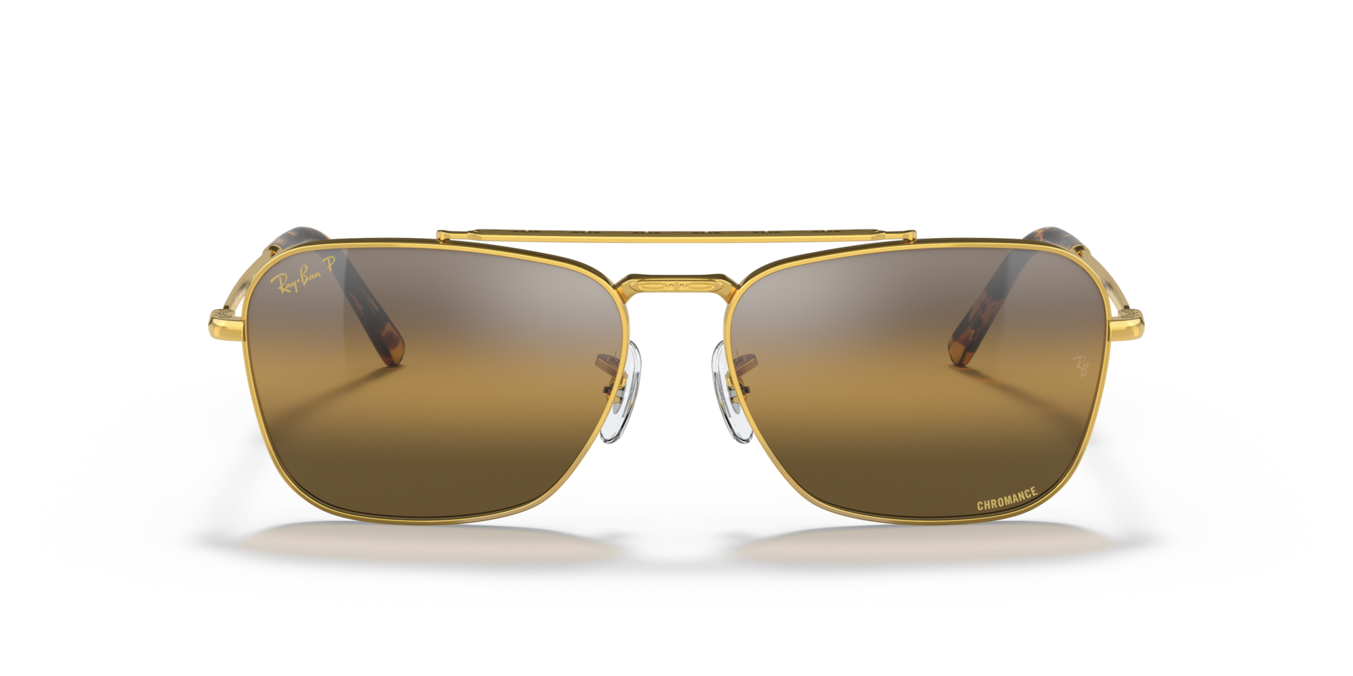 NEW CARAVAN POLARIZED+ LENSES Polarized Sunglasses in Gold and
