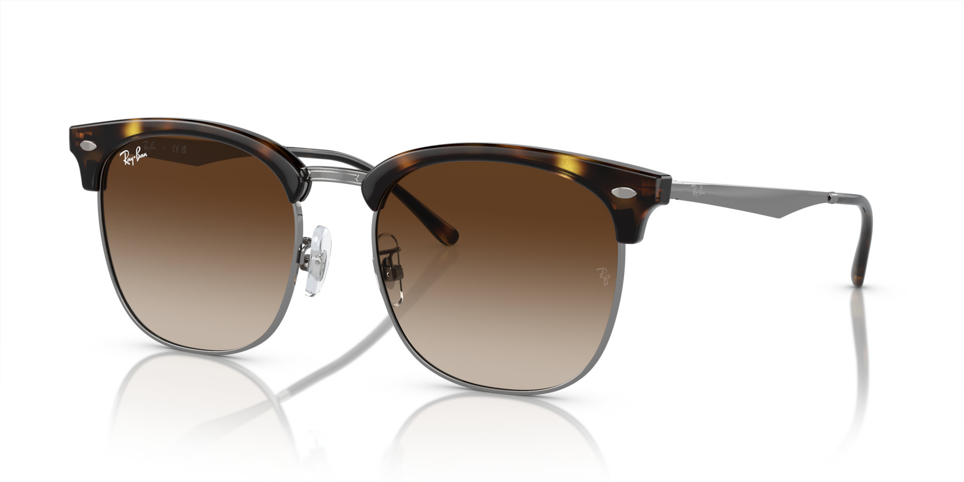 RB4418D — Havana On Gunmetal / Brown