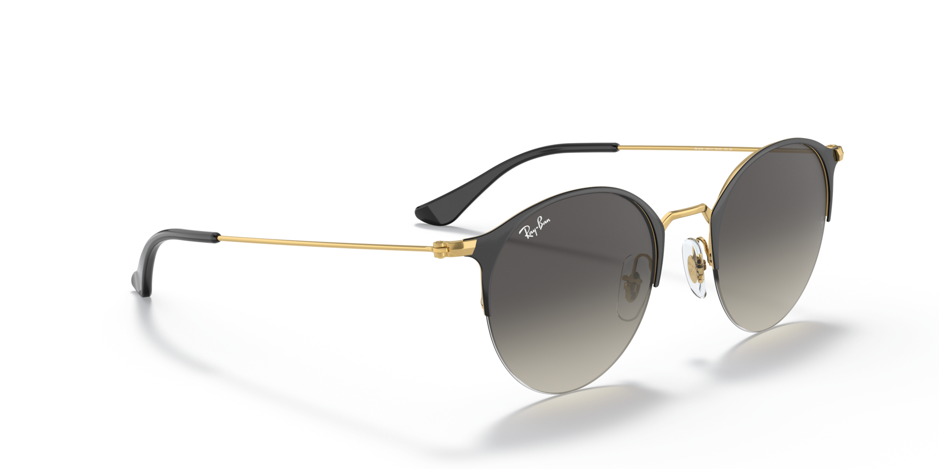 レイバン サングラス Ray-Ban RB3578 眼鏡 RB3578 Sunglasses in Black On Gold and Grey Gradient (50-22