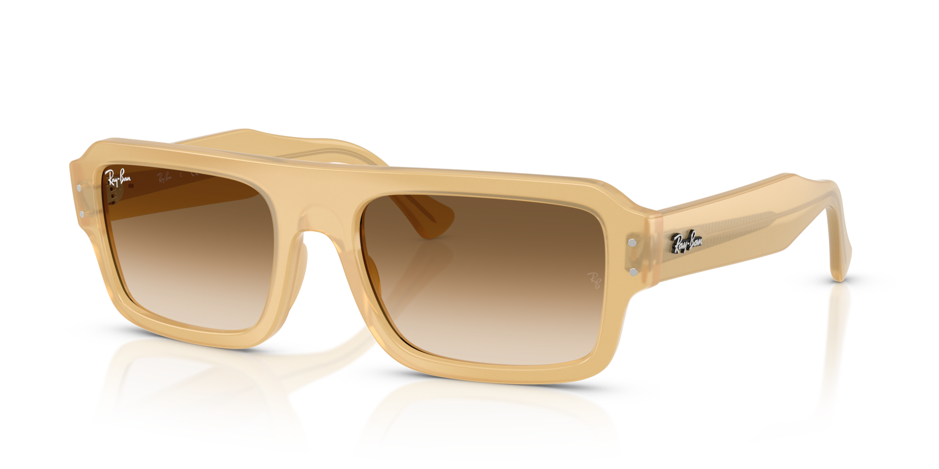 FLACKO BIO-BASED — Transparent Beige / Clear Gradient Brown