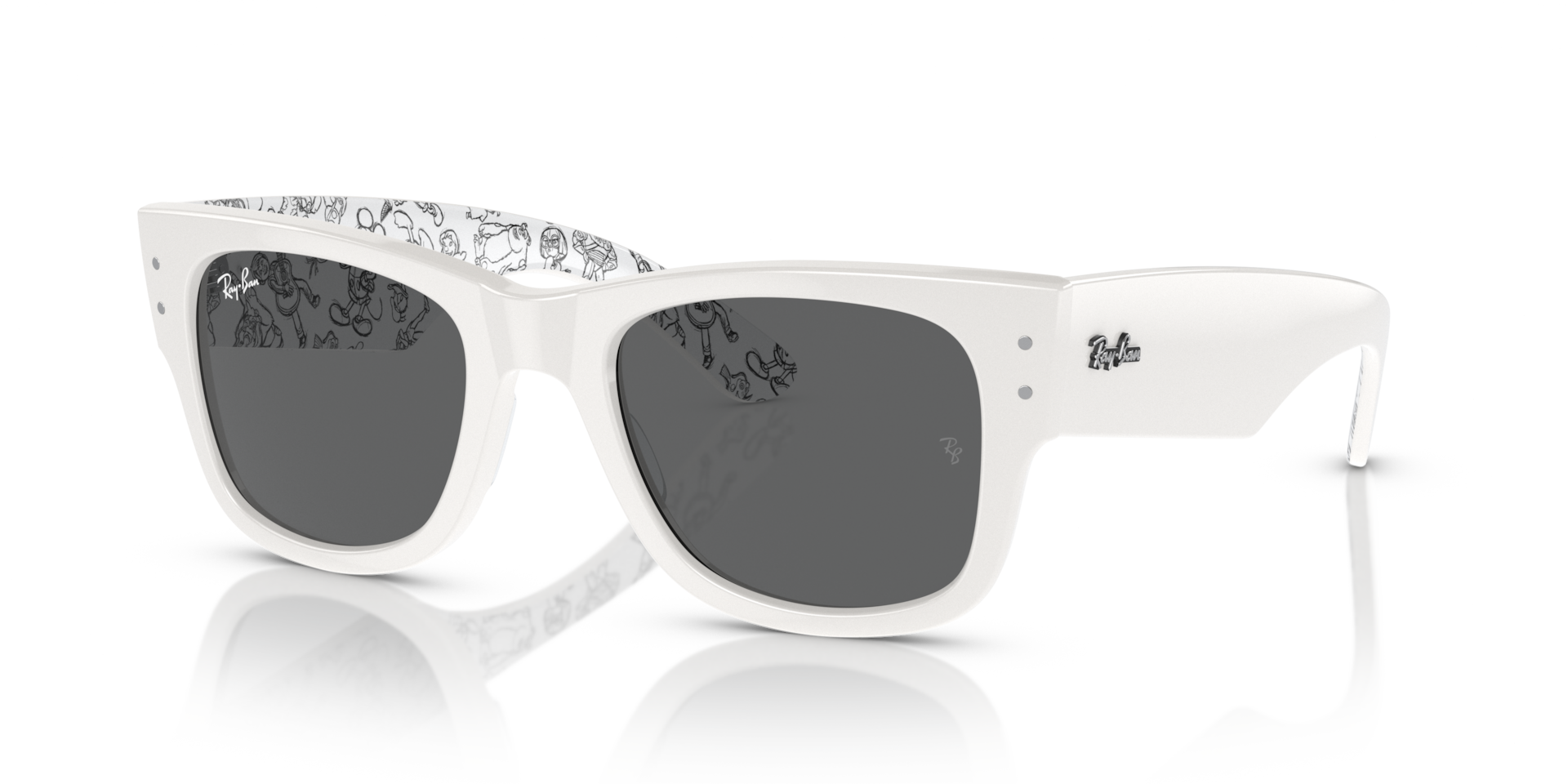 MEGA WAYFARER DISNEY 100TH ANNIVERSARY — White / Dark Grey