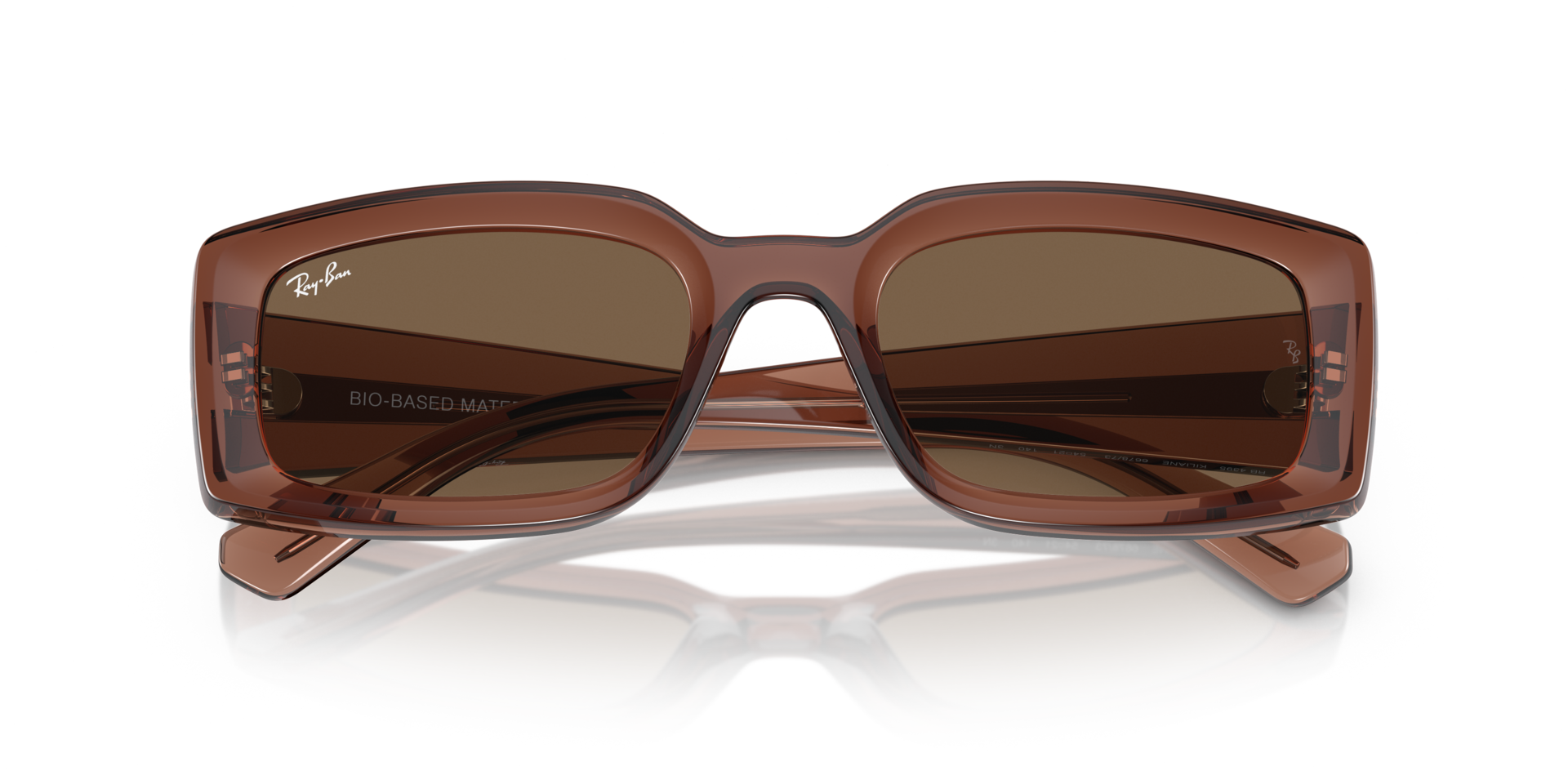 KILIANE BIO-BASED Sunglasses in Transparent Brown and Dark Brown